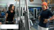 Bianca hits the gym with trainer Boc Santos