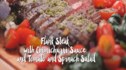 Feast With Me: Cooking a Flank Steak with Mika Martine