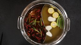 Chinese food crawl inside the mall